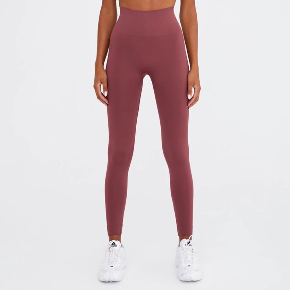 SET ACTIVE Sculptflex Ribbed Leggings - Canyon